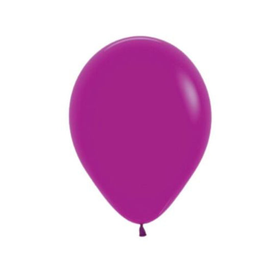 30cm vibrant orchid coloured balloon