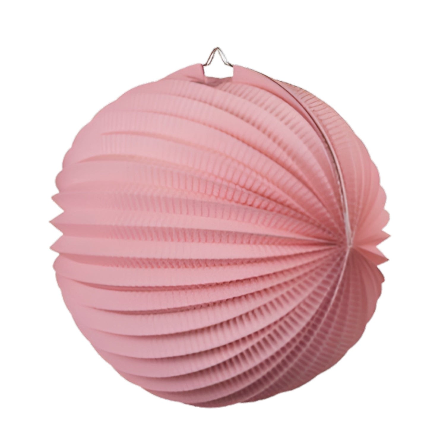 Large Pink Accordion Style Paper Lantern. 35cm
