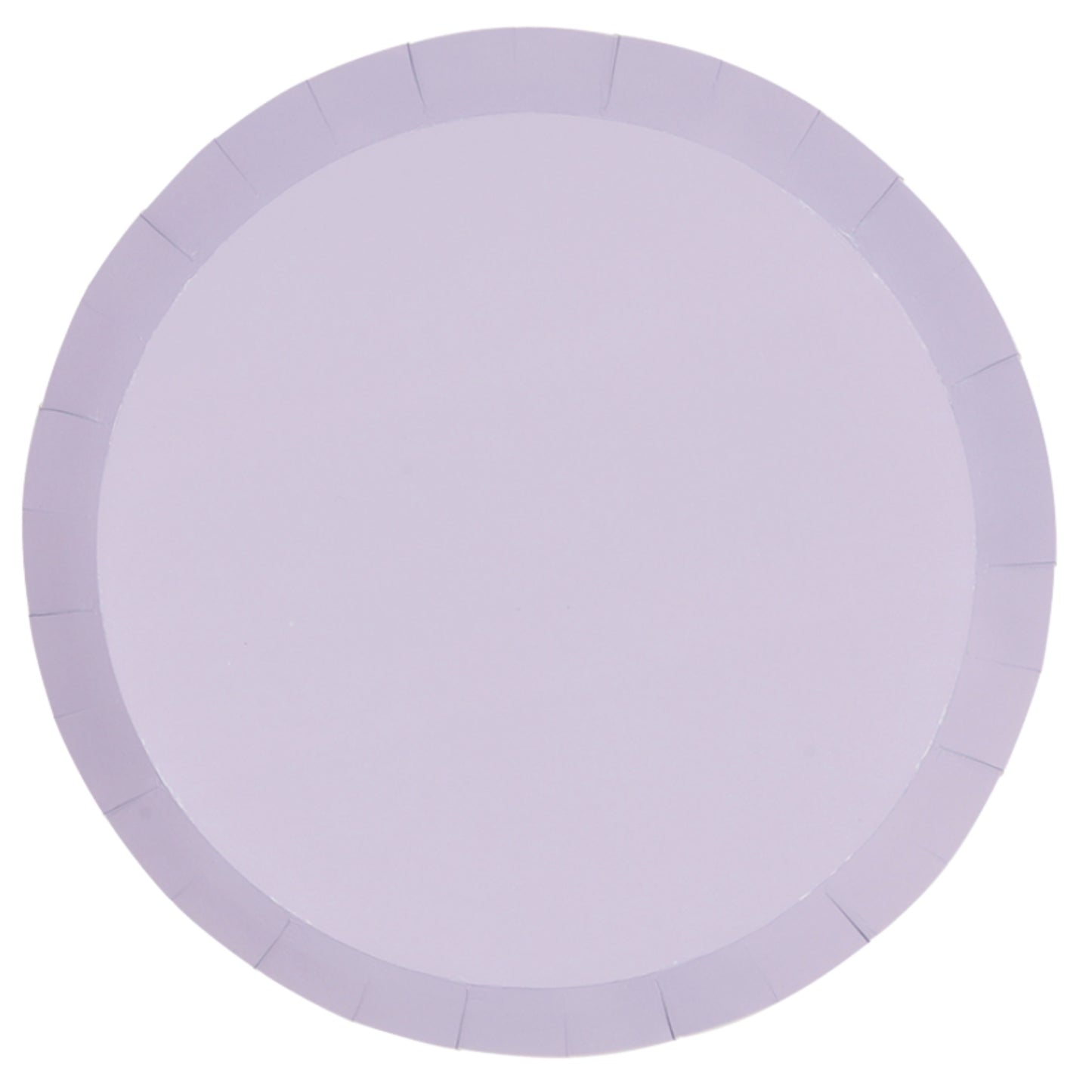 Round Lilac paper Lunch plates