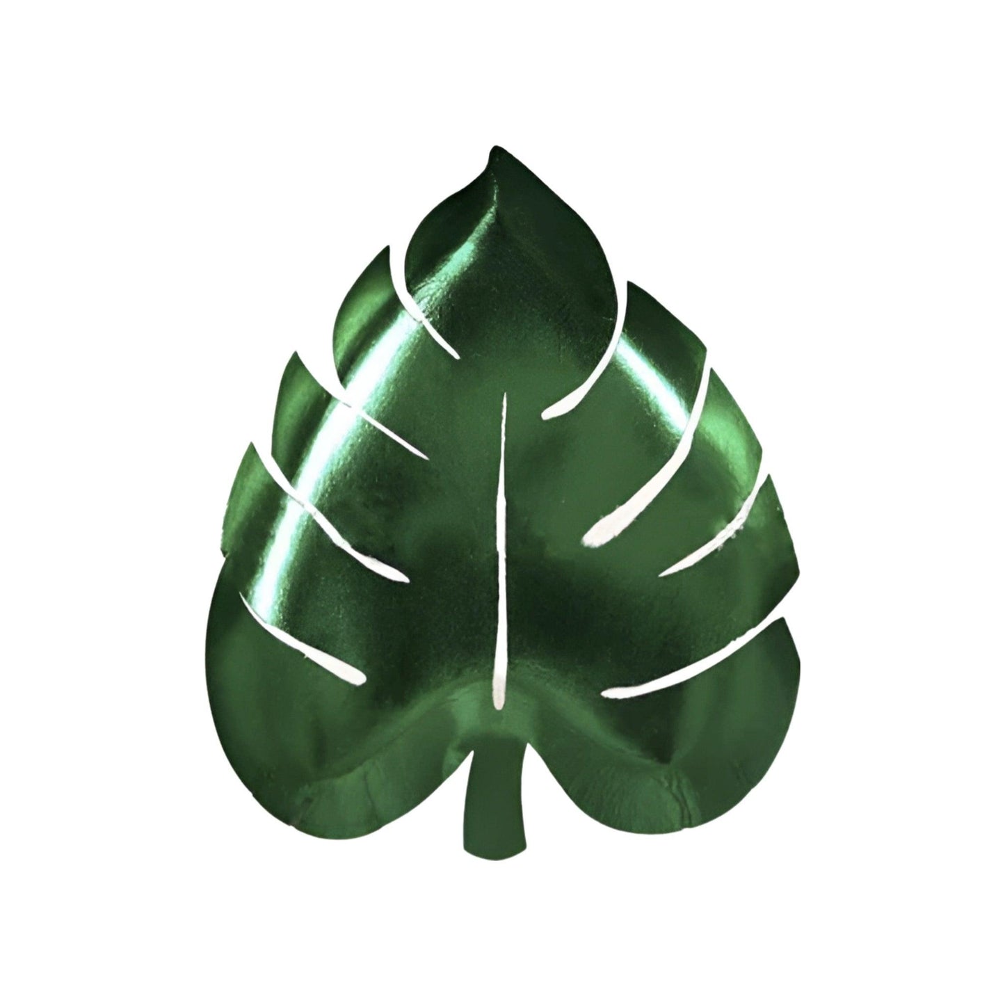 Meri Meri Green Palm leaf shaped paper plate