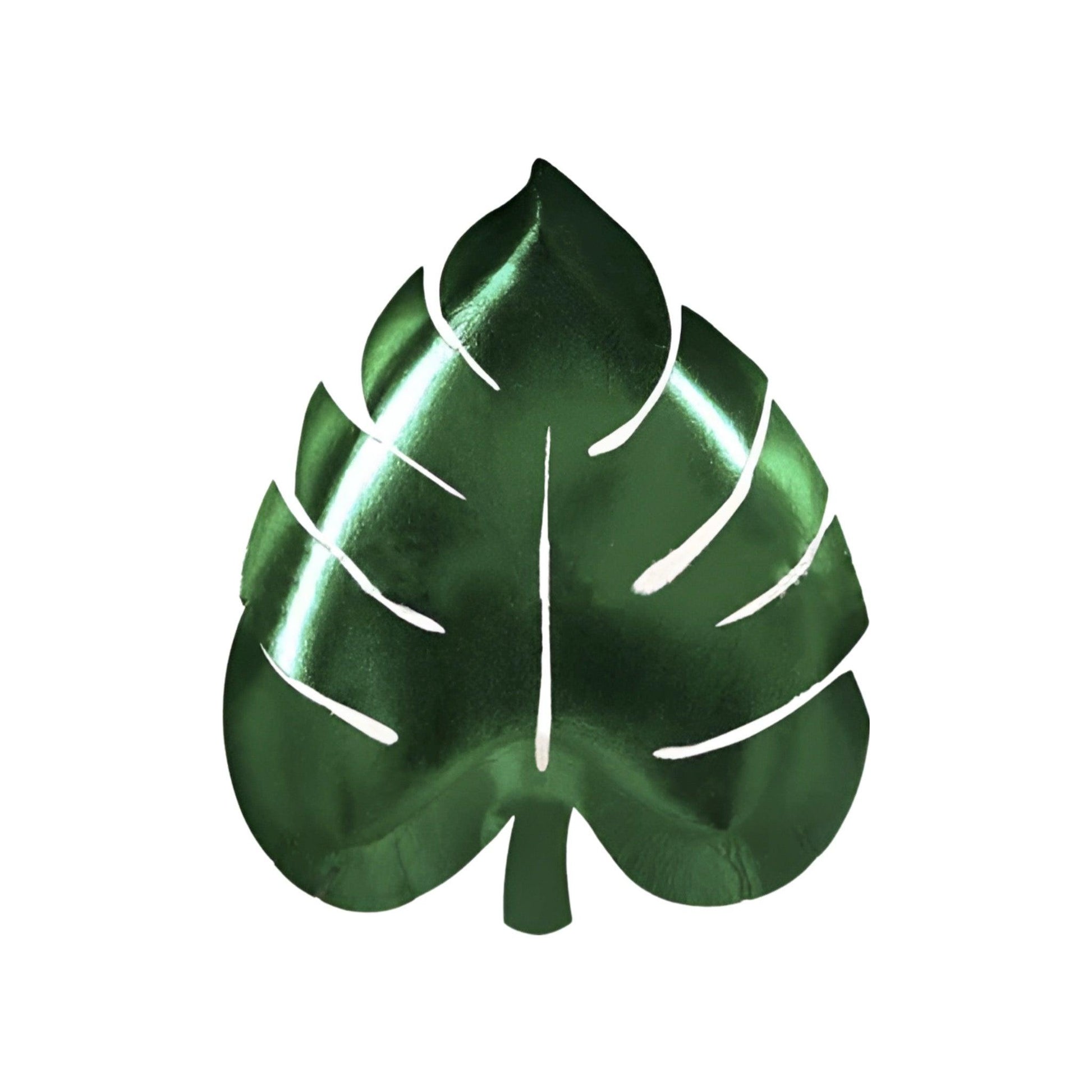 Meri Meri Green Palm leaf shaped paper plate