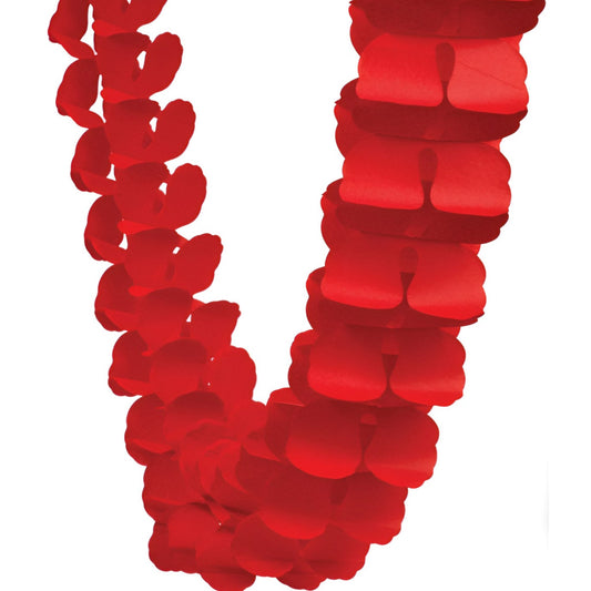 Stunning red paper garland by Five Star Party Co. 4m
