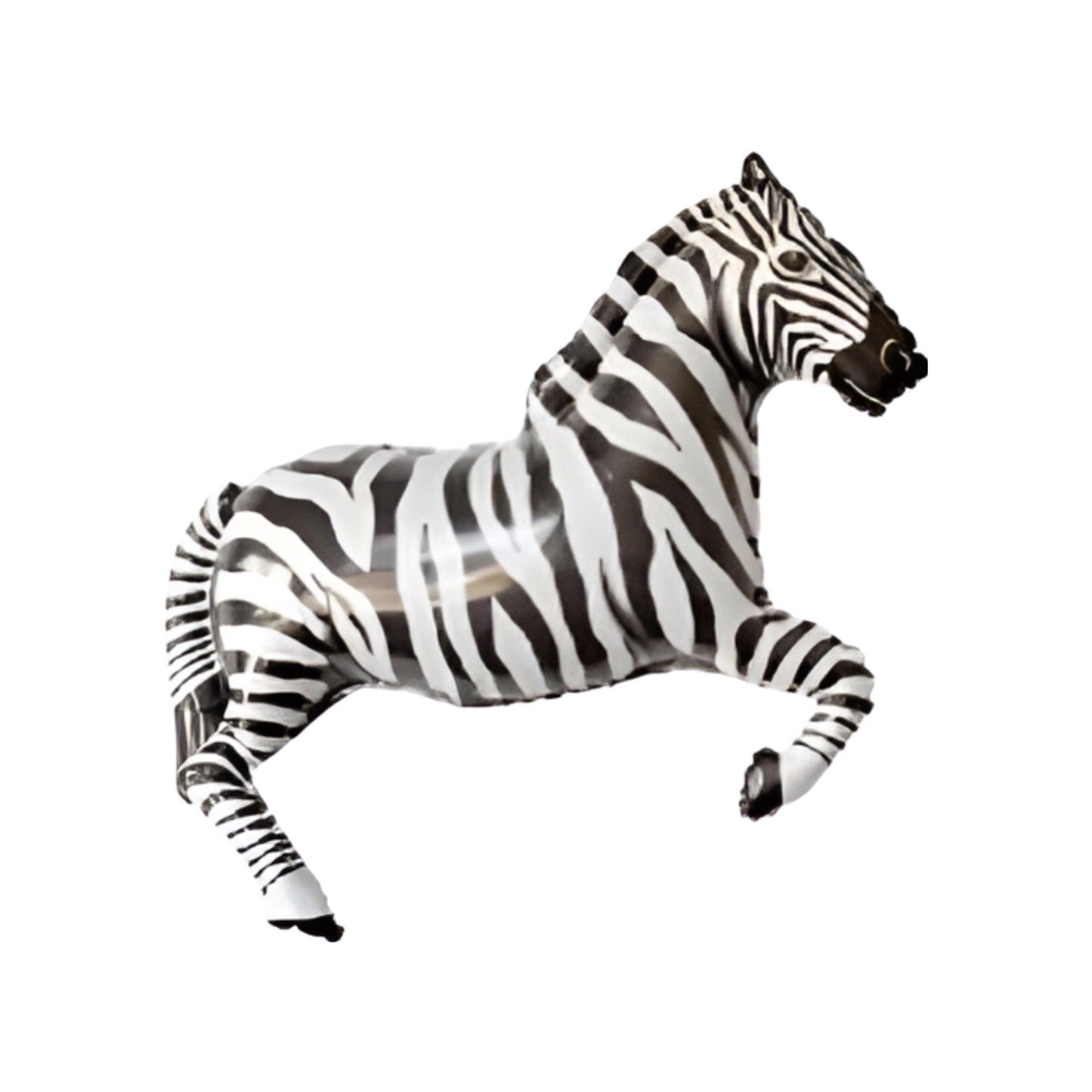 Jumbo Zebra Balloon In Black And White. Helium Quality | 110cm.
