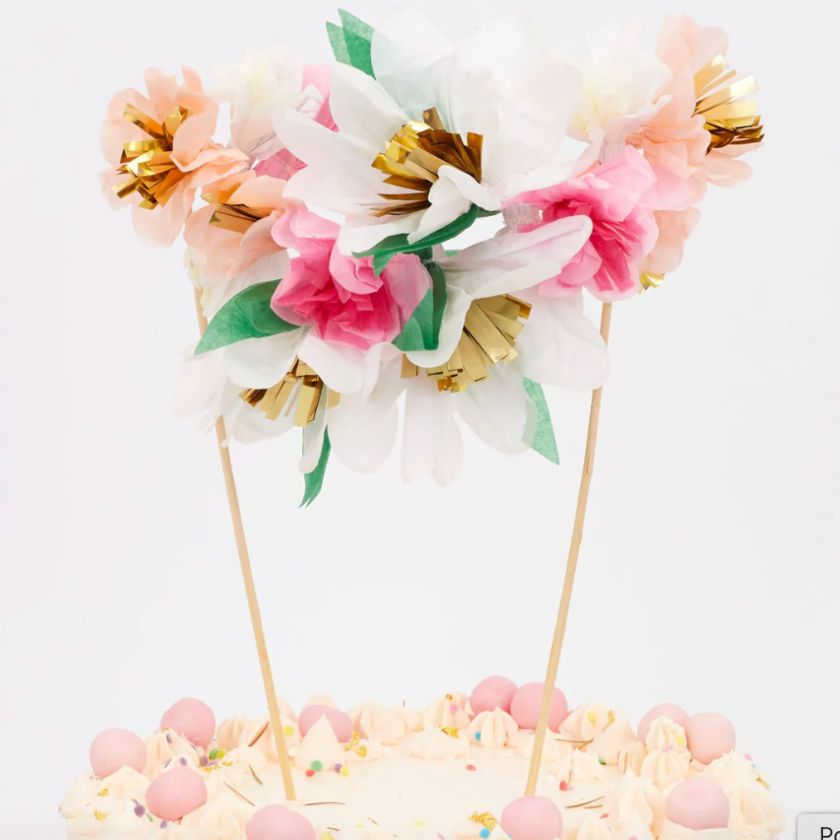 Meri Meri Flower Bouquet Cake Topper