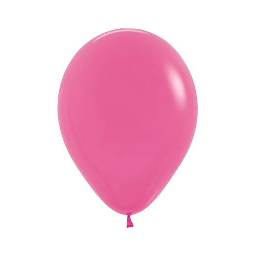 30cm standard size fuchsia balloon. Helium quality