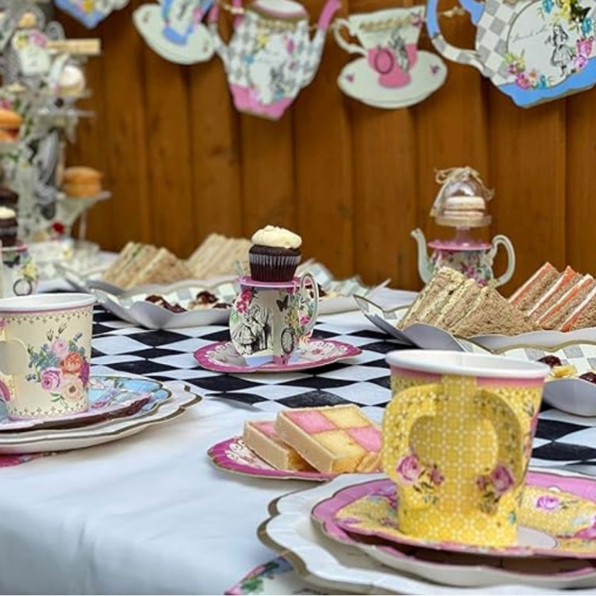 Whimsical & magical Alice in Wonderland inspired table setting