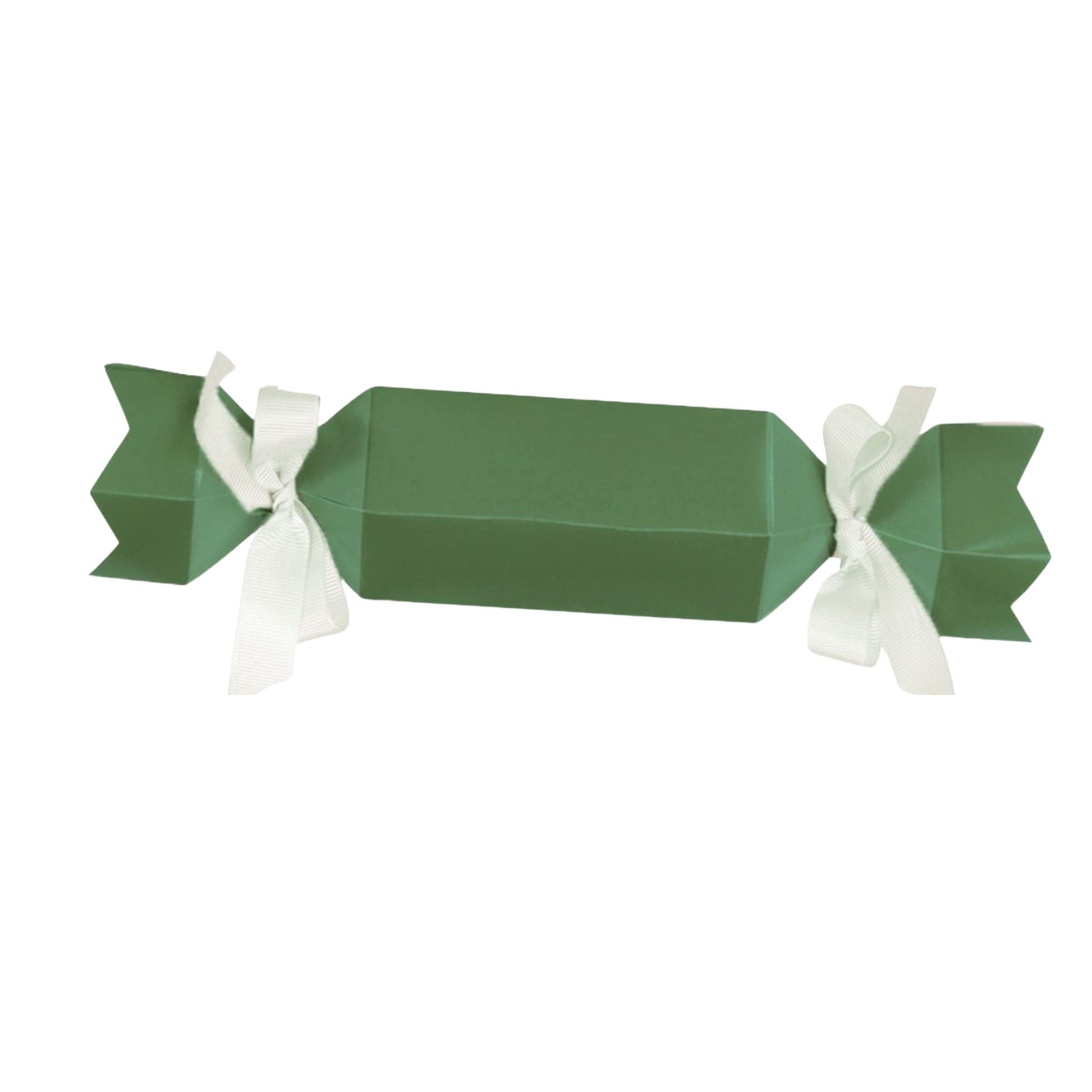 Modern On Trend Sage Green Bon Bon Favour Box With Ties