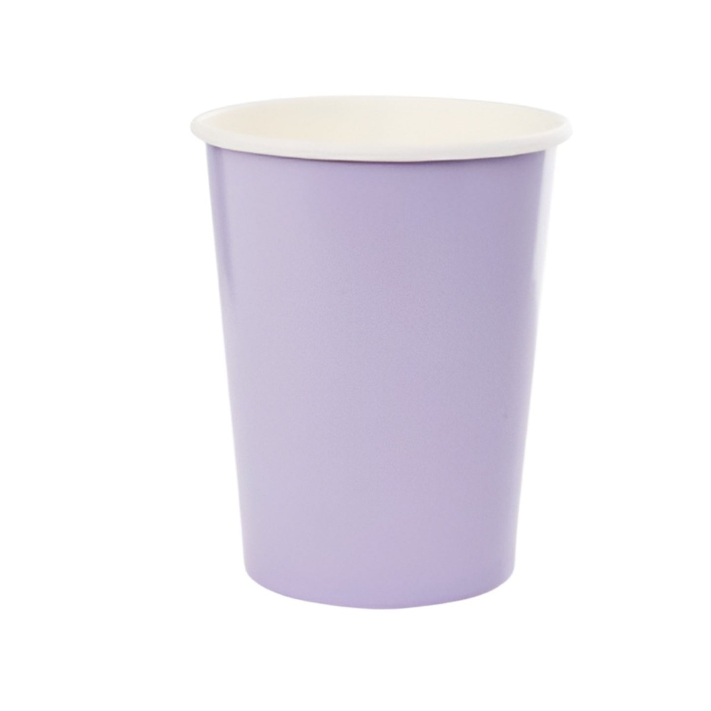 Beautiful Paper Cup In Soft Pastel Lilac By Five Star Party Co. 260ml