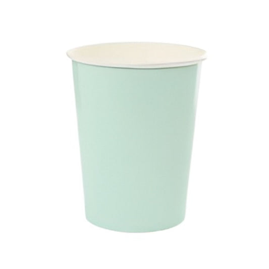 Beautiful Paper Cup In Soft Pastel Mint By Five Star Party Co. 260ml