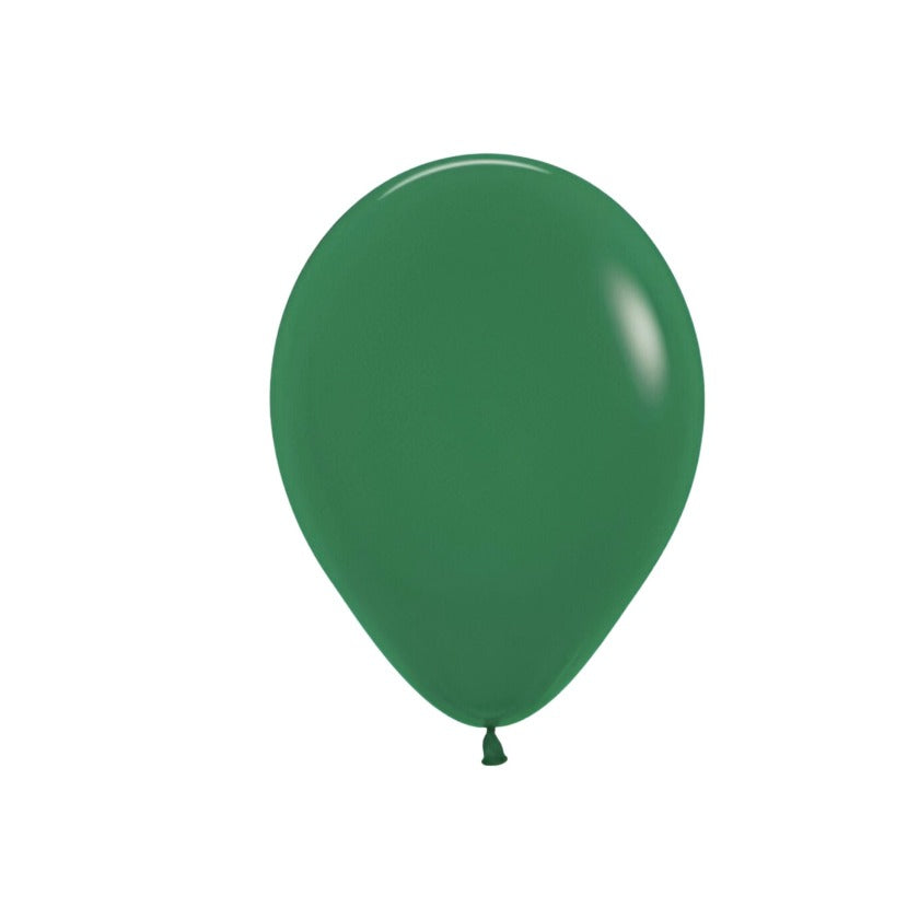Helium quality balloon in forest green. 30cm