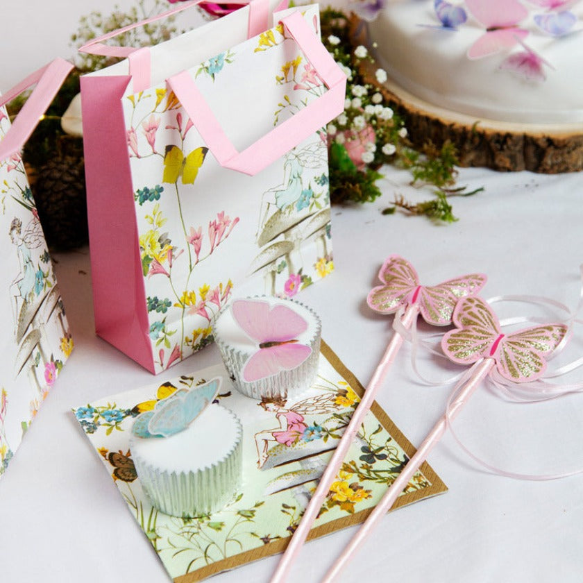 Beautiful image of fairy butterfly wands and cupcakes