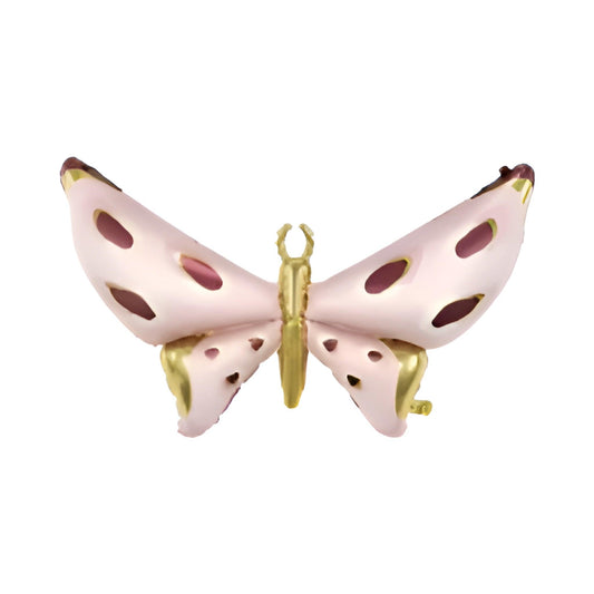 Jumbo Butterfly Balloon in pink with gold detail. Helium quality. 110cm.