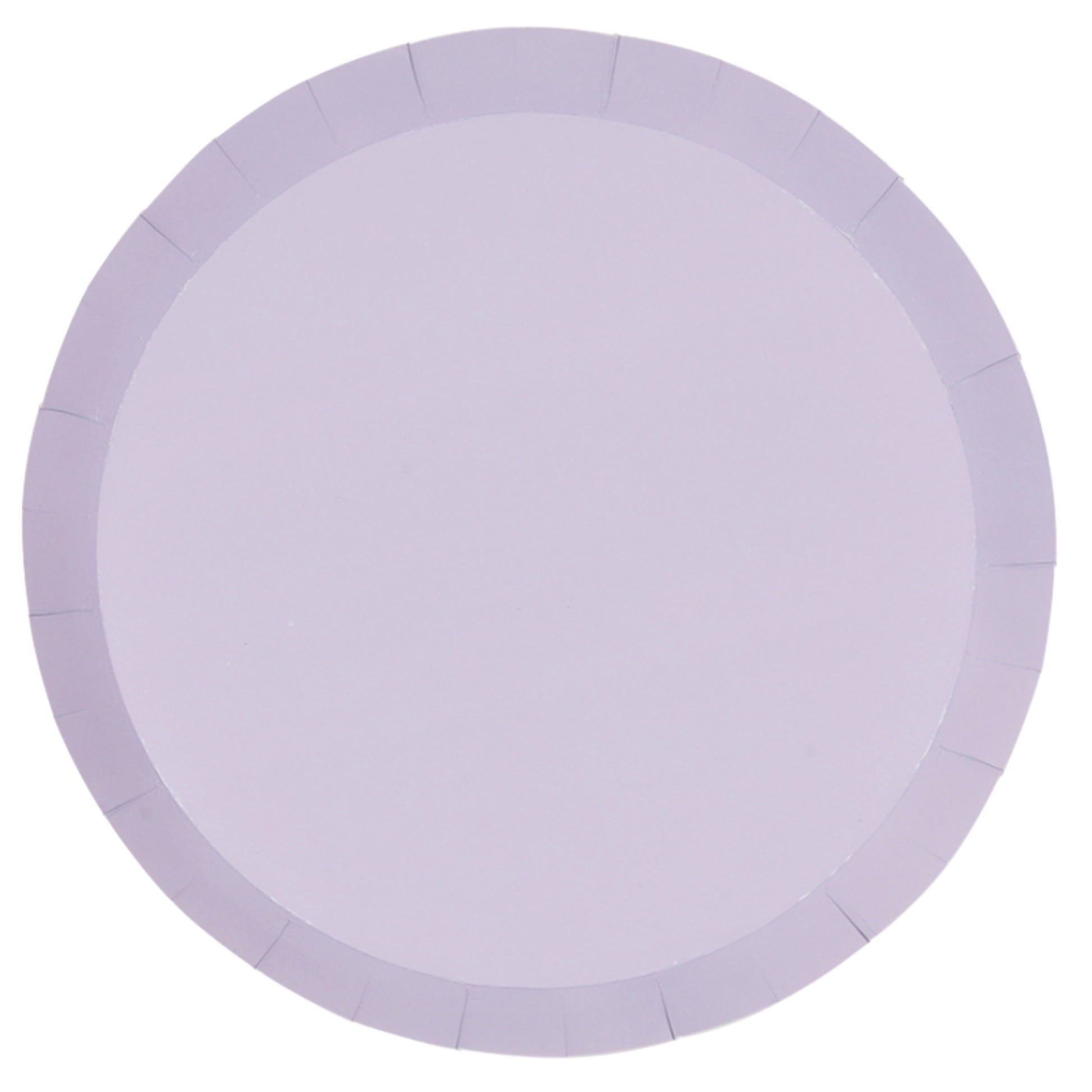 Round Lilac paper Lunch plates 