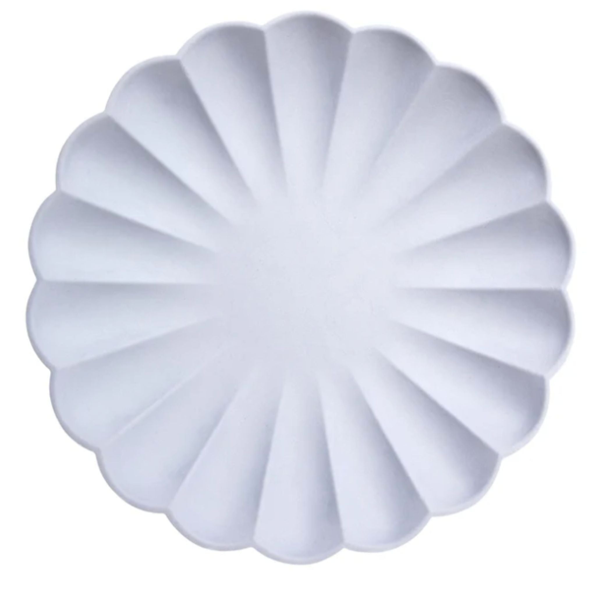 Lilac scalloped bamboo plates by Meri Meri – eco friendly reusable party tableware