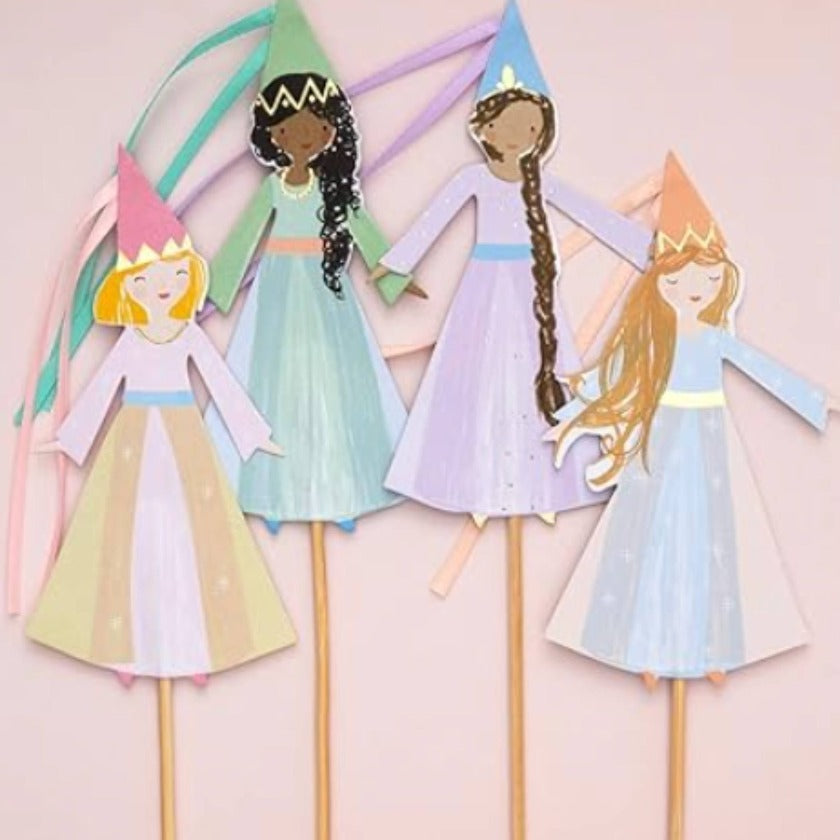 Eco Friendly Princess Cake Toppers In 4 Different Designs