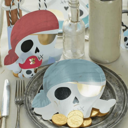 Great Pirate Party Table with Pirate party plates and pirate party bags