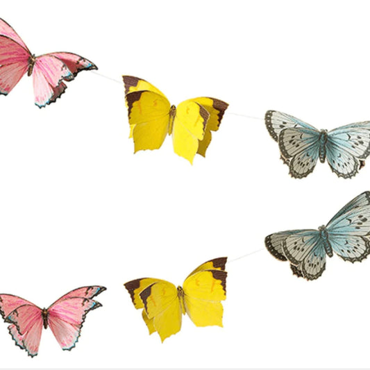 Stunning 3D Butterfly Galand by Talking Tables.  Unbelievably beautiful this Garland is 3m long and a real Showstopper